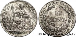 INDOCHINA 10 Centièmes 1937 Paris