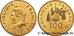POLINESIA FRANCESE 100 Francs I.E.O.M Marianne / Paysage polynésien 1999 Paris 