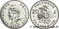 FRANZÖSISCHE-POLYNESIEN 20 Francs I.E.O.M Marianne  1999 Paris SS 
