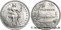 POLYNÉSIE FRANÇAISE 2 Francs I.E.O.M. Polynésie Française 1985 Paris