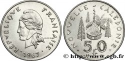 NUEVA CALEDONIA 50 Francs, frappe courante 1967 Paris
