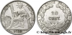 FRANZÖSISCHE-INDOCHINA 20 Centièmes 1930 Paris