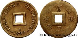 INDOCHINE FRANÇAISE 1 Sapèque (2/1000 de Piastre) 1899 Paris