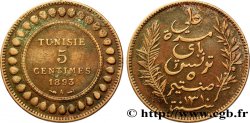 TUNISIE - PROTECTORAT FRANÇAIS 5 Centimes AH1310 1893 Paris