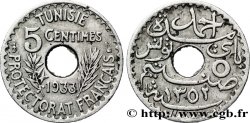 TUNESIEN - Französische Protektorate  5 Centimes 1933 Paris