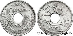 TUNISIE - PROTECTORAT FRANÇAIS 10 Centimes AH1338 1920 Paris