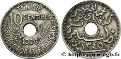 TUNISIE - PROTECTORAT FRANÇAIS 10 Centimes AH1345 1926 Paris