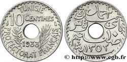 TUNISIE - PROTECTORAT FRANÇAIS 10 Centimes AH 1352 1933 Paris