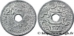 TUNISIE - PROTECTORAT FRANÇAIS 20 Centimes 1942 Paris