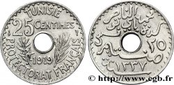 TUNISIE - PROTECTORAT FRANÇAIS 25 Centimes AH1337 1919 Paris
