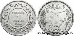 TUNISIE - PROTECTORAT FRANÇAIS 1 Franc AH1322 1904 Paris - A