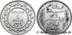 TUNISIE - PROTECTORAT FRANÇAIS 1 Franc AH 1330 1912 Paris