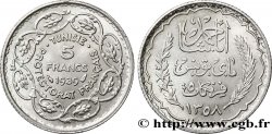TUNISIE - PROTECTORAT FRANÇAIS 5 Francs AH 1358 1939 Paris