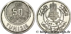 TUNISIA - Protettorato Francese 50 Francs AH1376 1957 Paris 