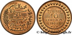 TUNISIE - PROTECTORAT FRANÇAIS 10 Centimes AH1326 1908 Paris
