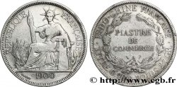 INDOCHINE FRANÇAISE 1 Piastre de Commerce 1900 Paris TB 