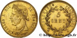 COLONIES FRANÇAISES - Charles X, pour la Guyane 5 Centimes pour les colonies françaises, Guyane 1829 Paris