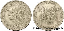 GUADELOUPE Bon pour 50 Centimes indien caraïbe 1921  SUP 