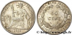 FRENCH INDOCHINA 50 Centièmes 1936 Paris AU 