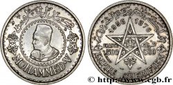 MOROCCO - FRENCH PROTECTORATE 500 Francs Mohammed V an AH1376 1956 Paris
