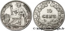 INDOCHINE FRANÇAISE 10 Centièmes 1937 Paris TTB+ 