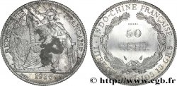 INDOCHINE FRANÇAISE Essai de 50 Cent en aluminium 1936 Paris SUP 