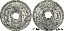 INDOCINA FRANCESE 1/2 Centième en Zinc 1939 Paris SPL 