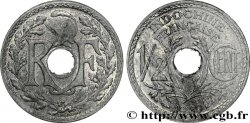 INDOCHINE FRANÇAISE 1/2 Centième en Zinc 1939 Paris TTB+ 