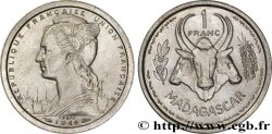 MADAGASCAR - UNIóN FRANCESA Essai de 1 Franc 1948 Paris