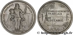 POLYNÉSIE FRANÇAISE - Océanie française Essai de 1 Franc établissement français de l’Océanie 1949 Paris