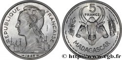 MADAGASCAR - UNION FRANCESE Essai de 5 Francs 1953 Paris 