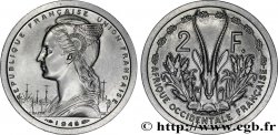 AFRICA FRANCESA DEL OESTE - UNIóN FRANCESA 2 Francs Union Française 1948 Paris