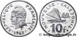 NUEVA CALEDONIA Essai de 10 Francs 1967 Paris