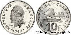 NEUKALEDONIEN Essai de 10 Francs Marianne / voilier 1967 Paris