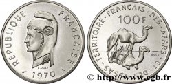 DJIBUTI - Territorio francese degli Afar e degli Issa Essai de 100 Francs Marianne / dromadaires 1970 Paris 
