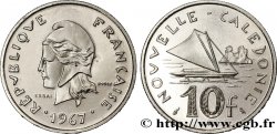 NEUKALEDONIEN Essai de 10 Francs Marianne / voilier 1967 Paris