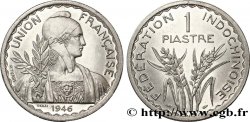 FRENCH INDOCHINA 1 Piastre ESSAI Fédération Indochinoise 1946 Paris MS 