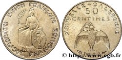 NEW CALEDONIA Essai de 50 Centimes avec listel en relief 1948 Paris