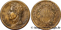 COLONIAS FRANCESAS - Charles X, para Guayana 10 Centimes Charles X 1829 Paris - A