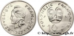 FRENCH POLYNESIA Essai de 10 Francs 1967 Paris