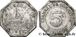 AFRIQUE FRANÇAISE - SÉNÉGAL 5 Centimes Chambre de Commerce Rufisque 1920  MBC 