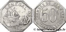 AFRIQUE FRANÇAISE - SÉNÉGAL 50 Centimes Chambre de Commerce Dakar 1920  SUP 