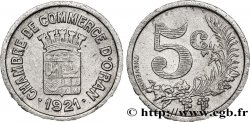 ALGERIA 5 Centimes Chambre de Commerce d’Oran 1921 