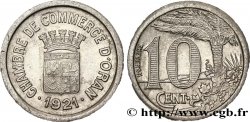 ALGERIEN 10 Centimes Chambre de Commerce d’Oran 1921  VZ 