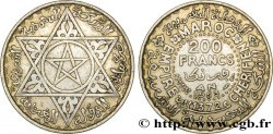 MAROKKO - FRANZÖZISISCH PROTEKTORAT 200 Francs AH 1372 1953 Paris