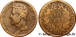 COLONIES FRANÇAISES - Charles X, pour la Guyane et le Sénégal 10 Centimes Charles X 1825 Paris - A