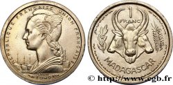 MADAGASCAR - UNION FRANCESE Essai de 1 Franc 1948 Paris 