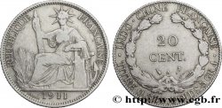 FRANZÖSISCHE-INDOCHINA 20 Centièmes 1911 Paris