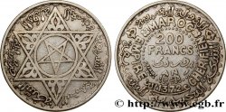 MOROCCO - FRENCH PROTECTORATE 200 Francs AH 1372 1953 Paris