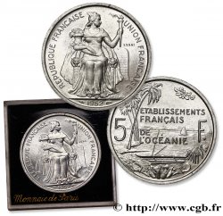 FRANZÖSISCHE POLYNESIA - Franzözische Ozeanien Essai de 5 Francs 1952 Paris